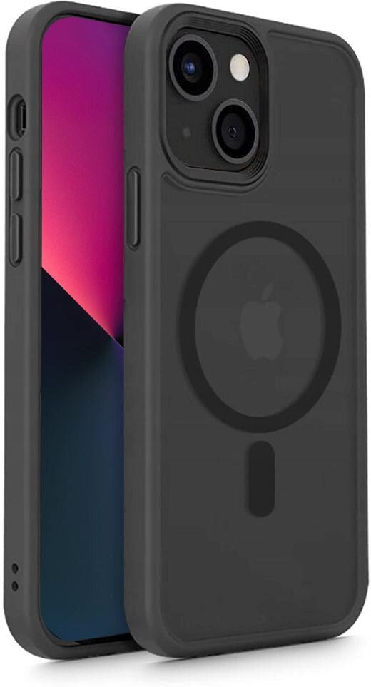 iPhone 13 Tech-Protect Magmat Cover - MagSafe Kompatibel - Mat Sort