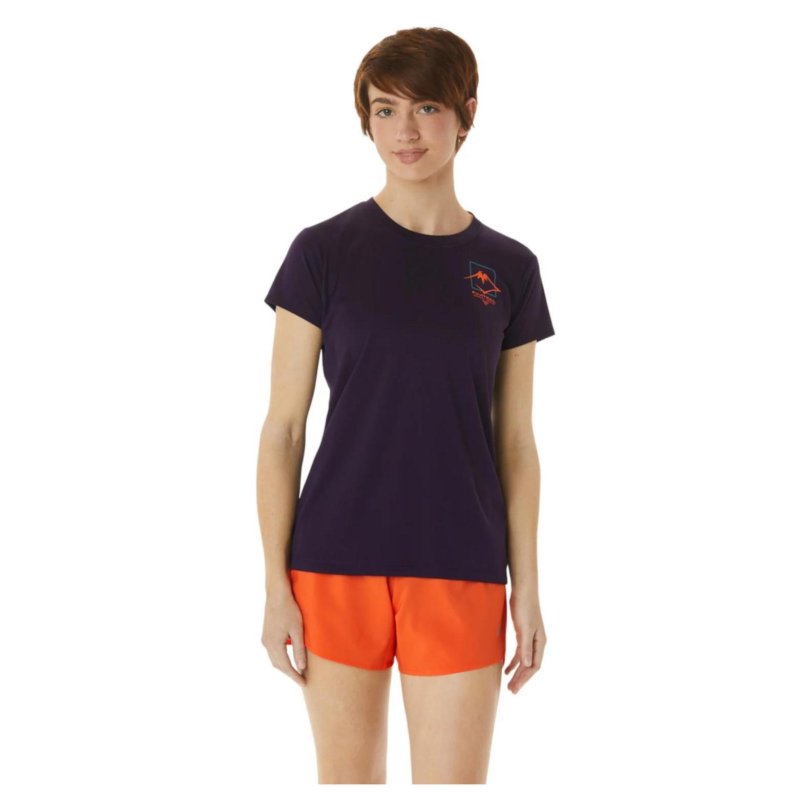 ASICS Fujitrail Logo SS Top Tee 2012C395-500 - S (S) (2012C395-500)
