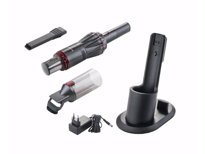 Genius Invictus One, Set 9-tlg., anthrazit Handstaubsauger