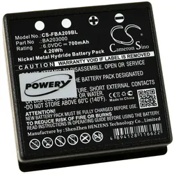 Powery Akku für Kran-Funkfernbedienung HBC Micron 4 / Typ FUB9NM