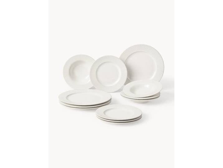 Porzellan-Geschirr-Set Goya, 4 Personen, 12er-Set