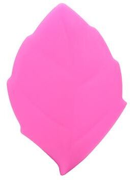 Modern Mode Marketplace Maple Leaf Silicone Travel Toothbrush Cup For Brushing And Rinsing pink