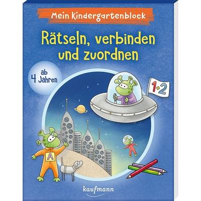 Mein Kindergartenblock - Rätseln, verbinden und zuordnen, Taschenbuch von Klara Kamlah, Kaufmann, Ernst, 978-3-7806-6569-0
