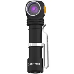 Armytek Wizard C2 WUV Magnet USB White PCB Stirnlampe und Taschenlampe akkubetrieben, weißes Licht mit zusätzlichem UV-Licht