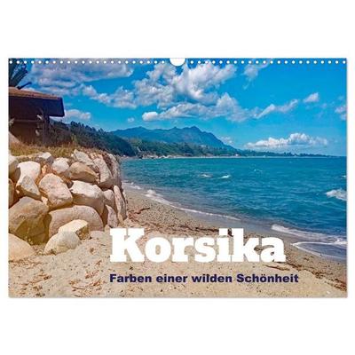 Korsika - Farben einer wilden Schönheit (Wandkalender 2026 DIN A3 quer), CALVENDO Monatskalender