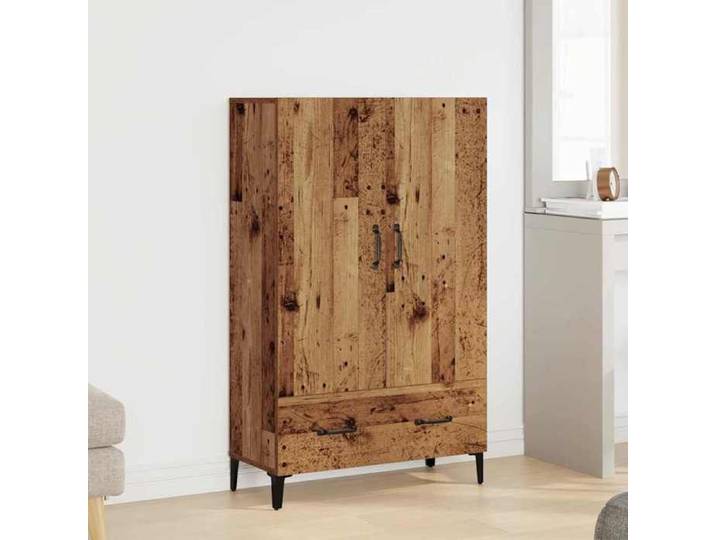 ESTINK® Buffet haut de design moderne - Commode salon - vieux bois 70x31x115 cm - bois d'ingénierie @@4401