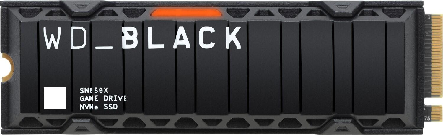Western Digital WD_BLACK SN850X NVMe SSD - 1 TB Heatsink WDS100T2XHE