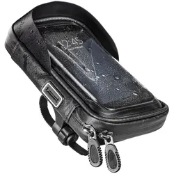 Schutzhülle für Universal  201973 Handy Fahrrad- / Motorrad-Tasche (Schwarz)