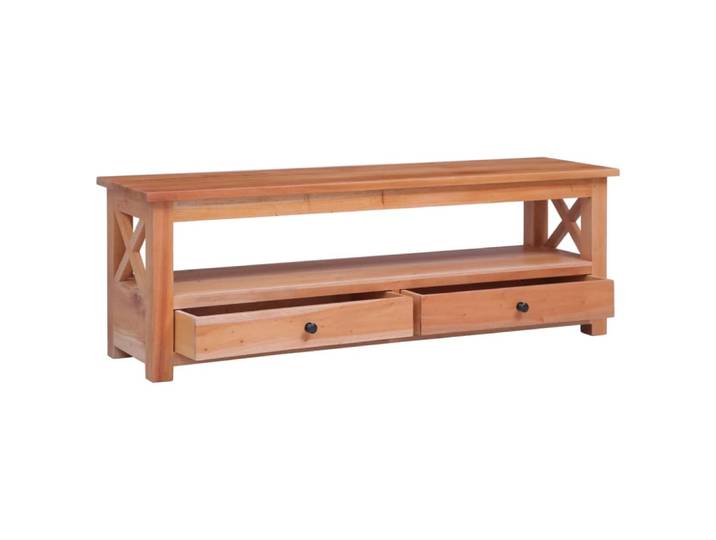 Meuble tv bois marron 120x30x40 cm