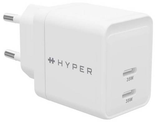 Targus HyperJuice Netzteil / Stromversorgung 35W 2x USB-C Weiß Innenbereich