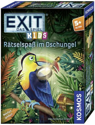 Kosmos EXIT - Das Spiel Kids: Rätselspaß im Dschungel 683375 Anzahl Spieler (max.): 4