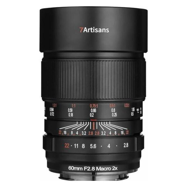 7artisans 60mm F2.8 Macro 2x Nikon (Z Mount) (Nikon Z, Vollformat) (60F28(2x)B-Z)