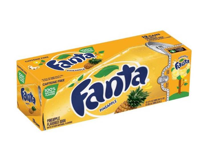 Fanta Ananas Frisdrank - 12 x 355 ml