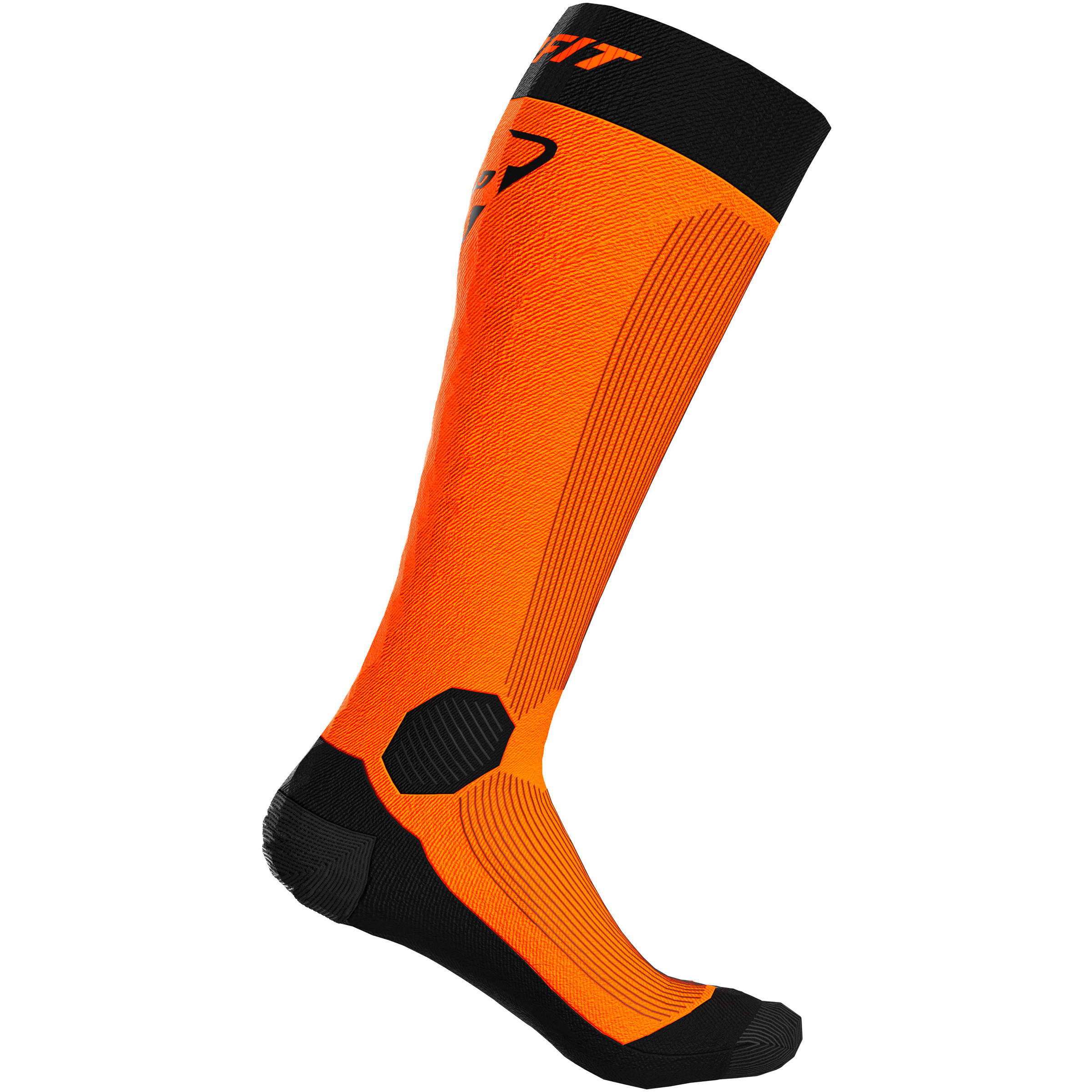 Dynafit Tour Warm Merino Skisocken orange Größe 35 Skitour Kompressionseffekt Merinowolle