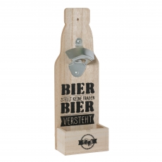 Bartl Flaschenöffner auf Holzbrett - sortiert 294032
