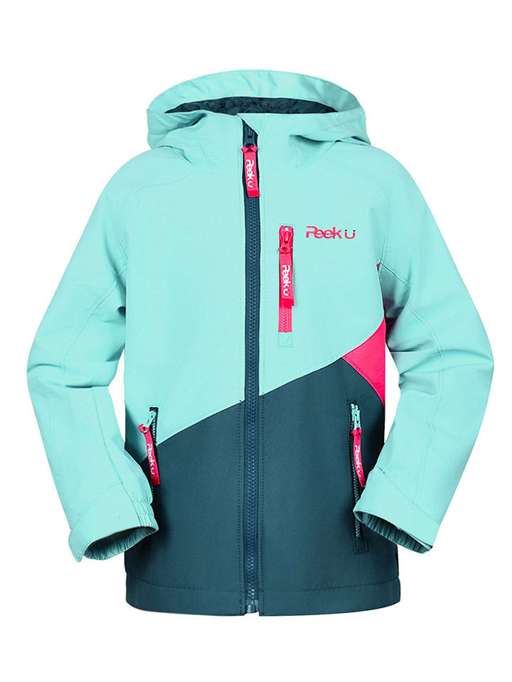 Peek U Regenjacke "Hazel" in Türkis/ Blau - 110