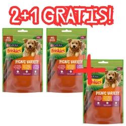 Friskies Picnic Variety für ausgewachsene Hunde, 126g (15 Stück) 2+1 GRATIS!!