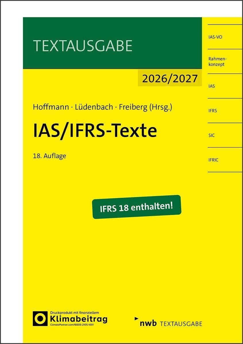 IAS/IFRS-Texte 2026/2027 - Preis vom 15.10.2026 23:06:25 h