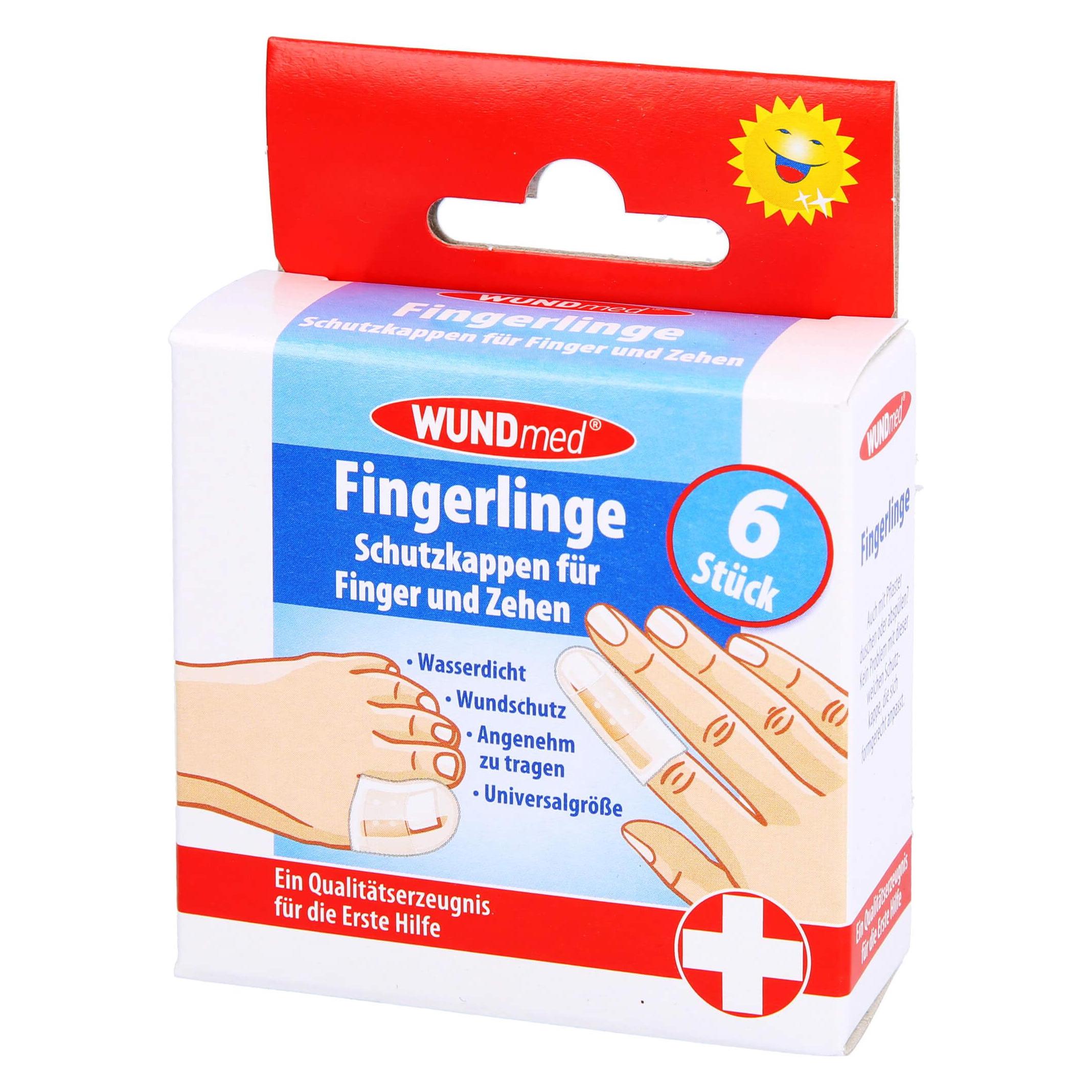 Axisis WUNDmed Fingerlinge Schutzkappen für Finger und Zehen, 5 St. Vorrichtung (5x) (01114415)
