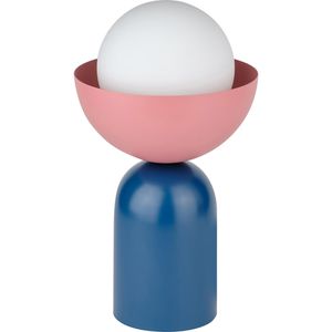 OSRAM Tischlampe Decor Bowl, mit E14-Fassung, für innen, blau / rosa, mit Netzbetrieb