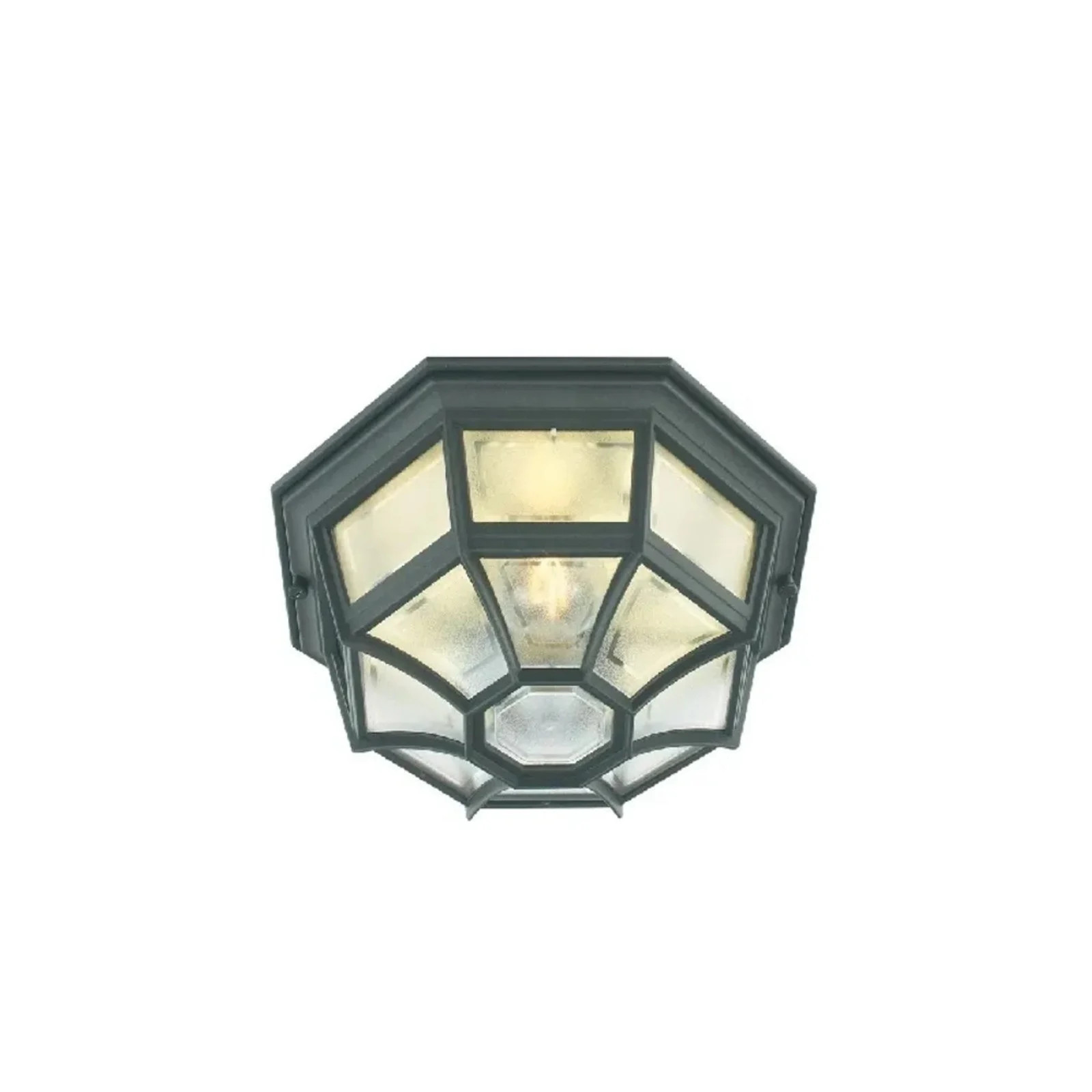 Norlys Latina Buiten Plafondlamp Zwart - Kunststof