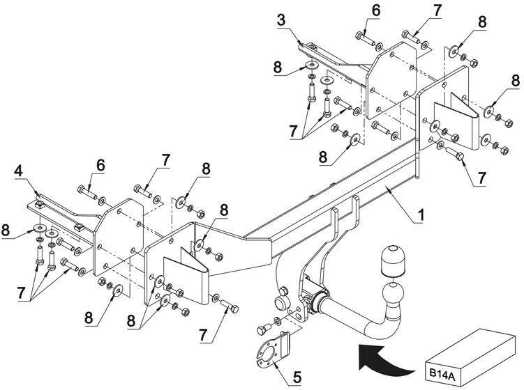 Attelage BMW X5 E53 (06/00-12/06) RDSOH