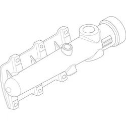 Vor- / Rücklaufrohr CLA-1 3 Glieder - 8738804664
