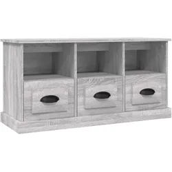 vidaXL TV-Schrank Grau Sonoma 100x35x50 cm Holzwerkstoff