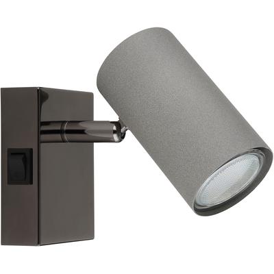 GLOBO LIGHTING Deckenstrahler "ROBBY", schwarz (schwarz, chrom), 1, 1 Stk., Leuchten, Deckenspot, GU10 Fassung, Wohnzimmer, Flur, Deckenstrahler