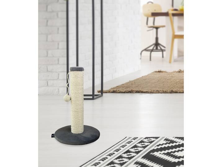 Poteau griffoir Fellory 30 x 45 x 30cm Gris