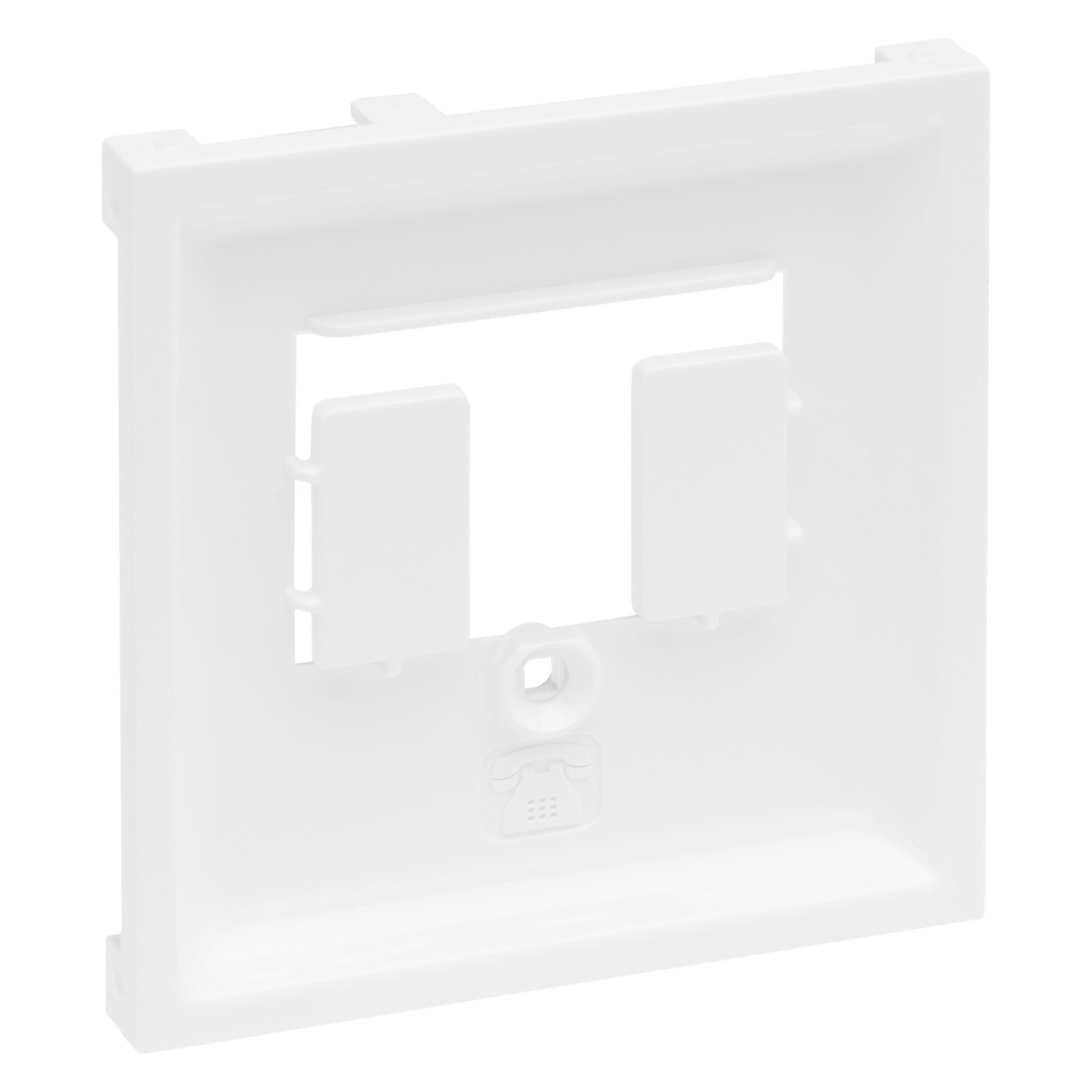 Legrand SEANO Abdeckung für österreichische (TDO) und deutsche (TAE) Telefonanschlussdose (765155)