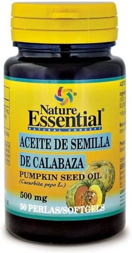 Nature Essential Pumpkin Seed Oil 500 Mg. 50 Pearls