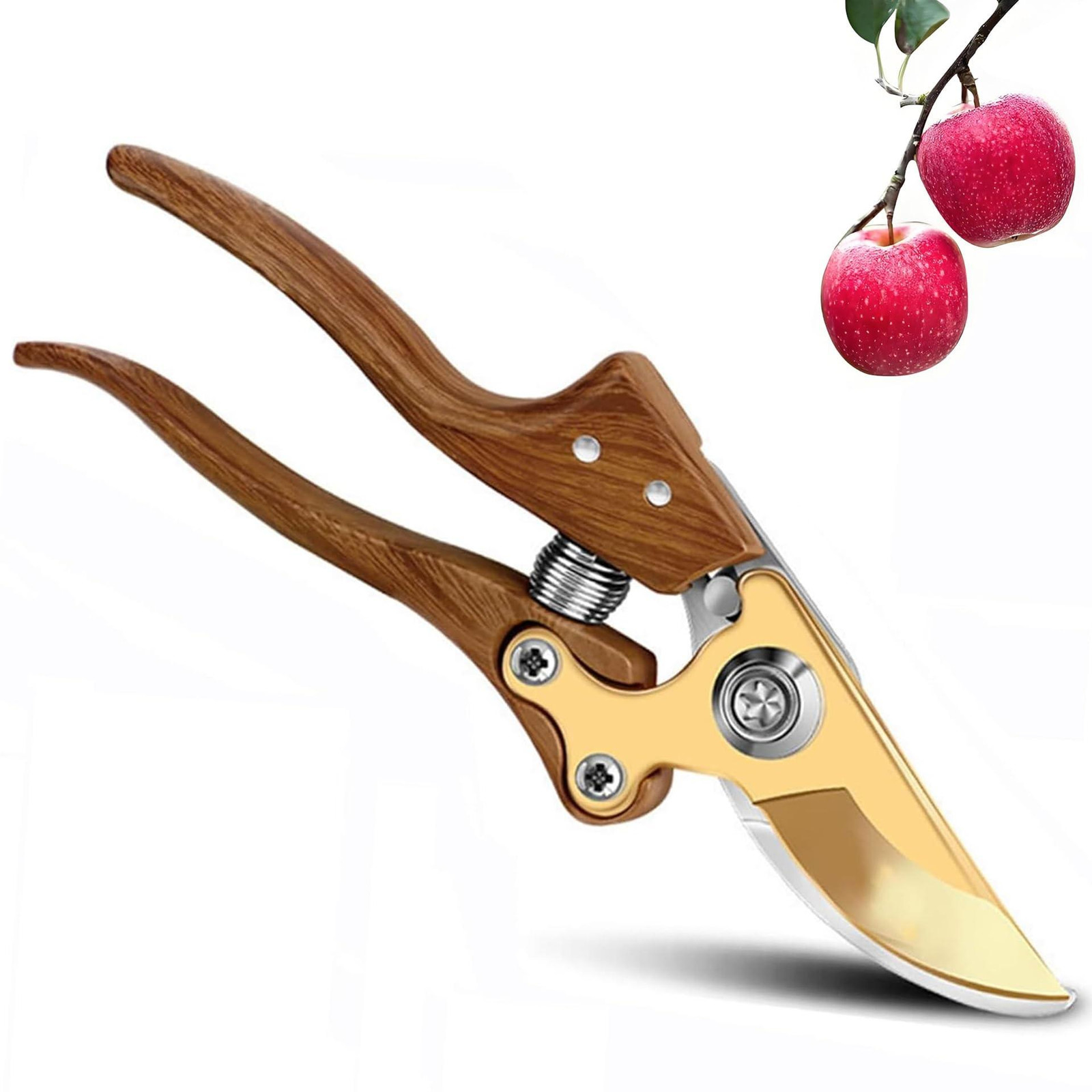 Merkloze stevige bypass snoeischaar voor planten tot 22 mm diameter
