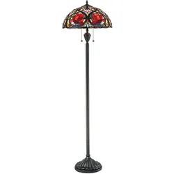 Elstead Lighting, Stehlampe, Larissa Stehleuchte E27 2-fach Vintage-Bronze (E27)