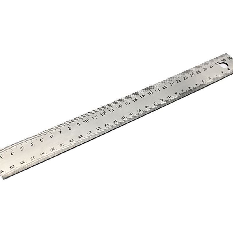 WEDO Stahllineal mit Korkrücken 30 cm / Schneidelineal