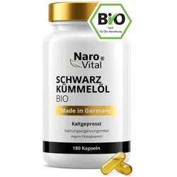 NaroVital Bio Schwarzkümmelöl – 100 % naturbelassen in Bio-Qualität