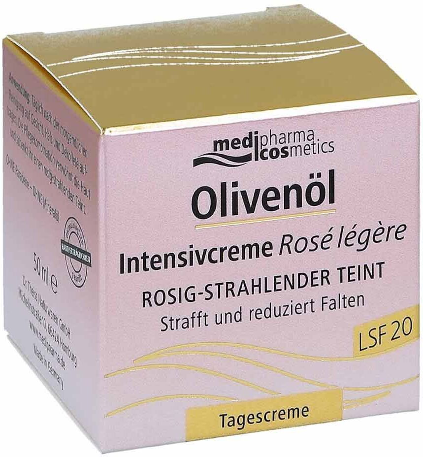 Olivenöl Intensivcreme Rose legere Lsf 20