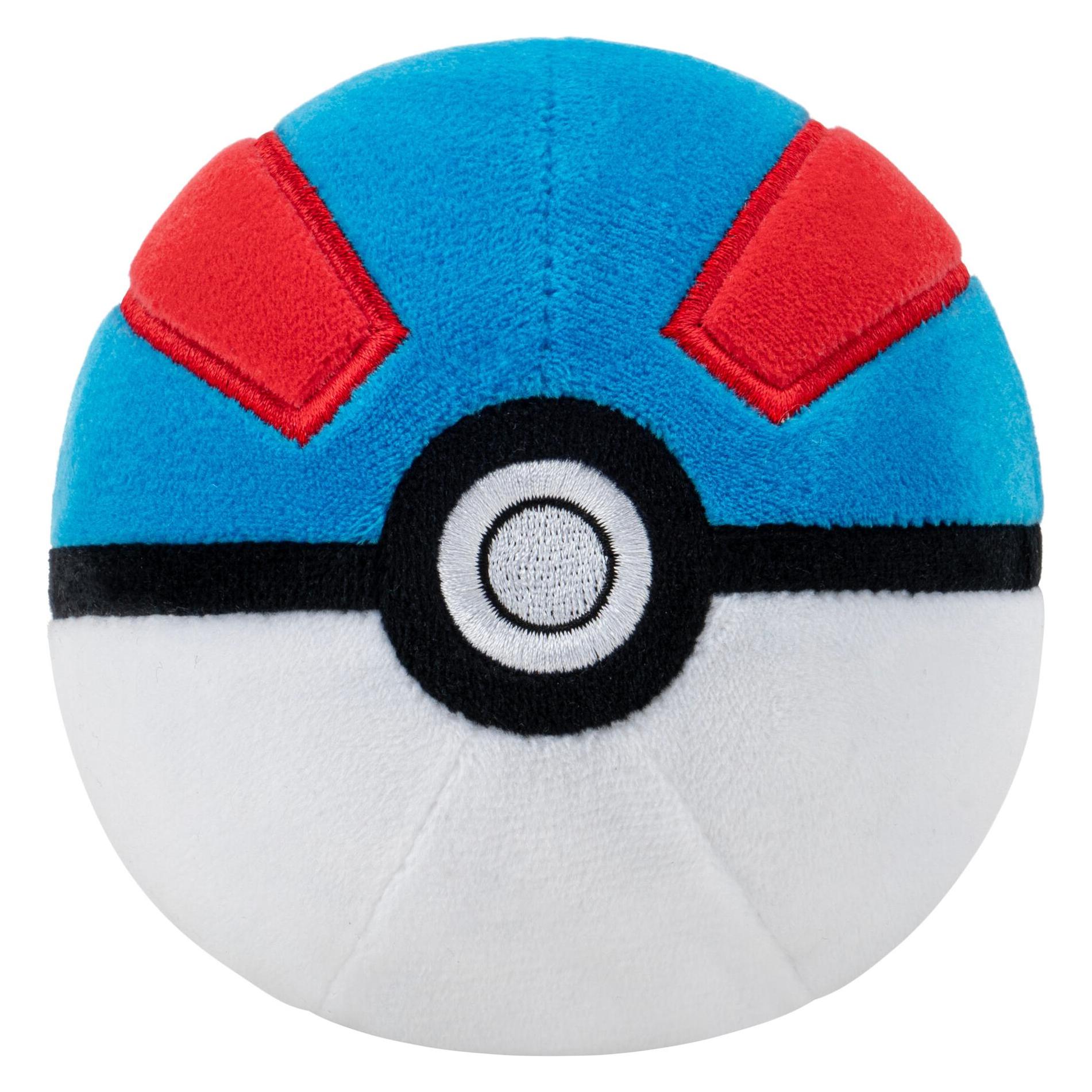 Jazwares Pokémon Plüschfigur Pokeball (assortiert - 1 Stück) (10 cm) (62975)