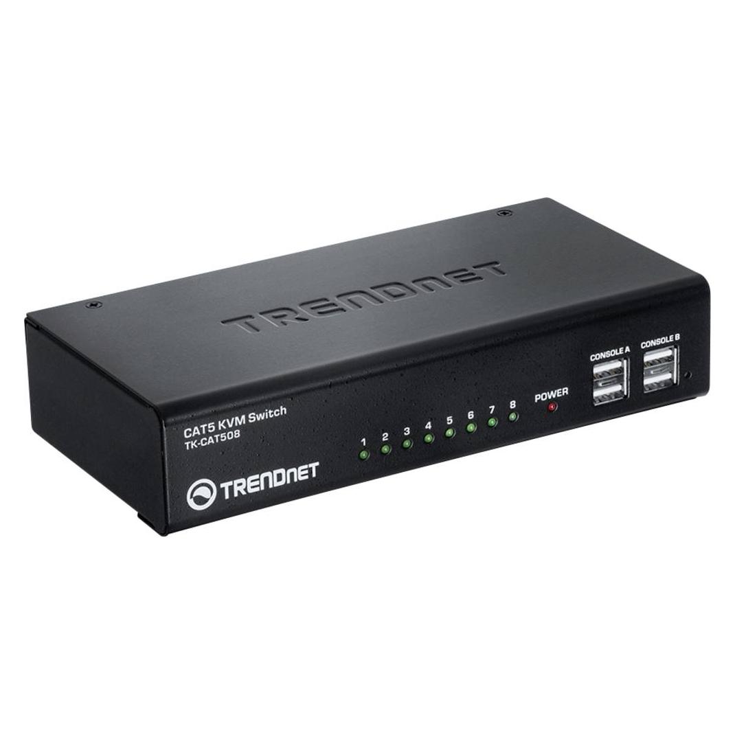Trendnet Tastatur/Video/Maus (KVM)-Switches (TK-CAT508)