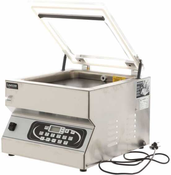 AgriEuro TOP-LINE Macchina sottovuoto a campana Euro 3700 Top Inox - Barra saldante da 35cm