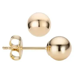 GOLDRAUSCH Kugel-Ohrstecker 6mm/poliert mind. 0,4g Gold 375