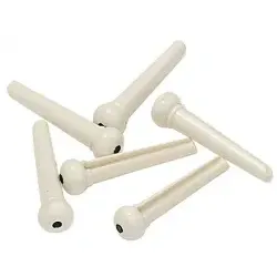 Bridgepin mit Punkt, weiß