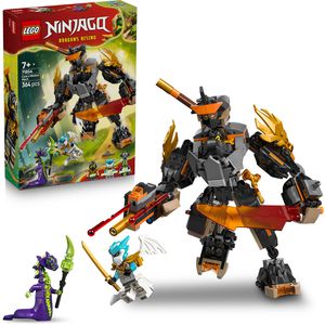 LEGO Ninjago 71854 Coles Action-Mech und Drachen-Zane, ab 7 Jahre, 364 Teile
