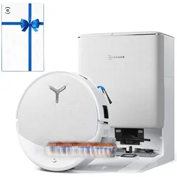 Ecovacs DEEBOT T90 Omni Set, Staubsauger Roboter, Weiss