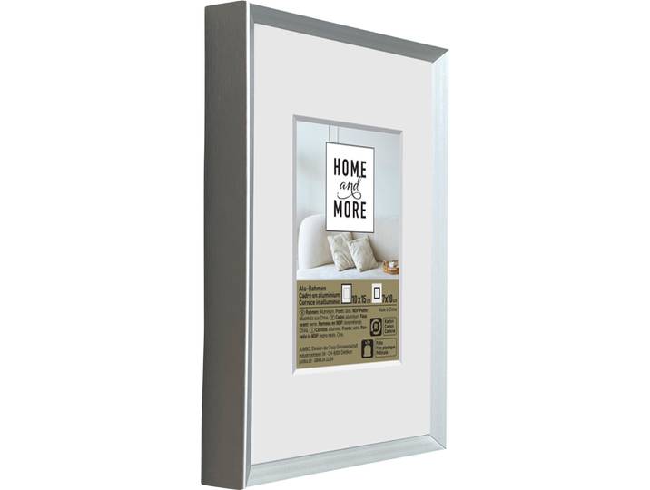 Home and More Aluminiumrahmen L4 10 x 15 cm Silber Al
