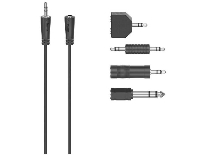Hama Jack-aansluitset, 2,5 m Mini jack kabel Zwart