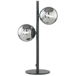 Luce Ambiente Design Tischleuchte Honey Glas Schwarz