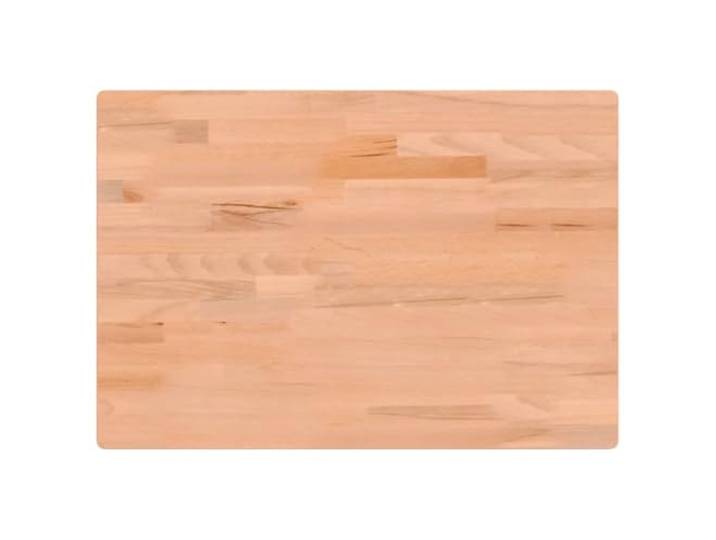 GFDWPUY Schreibtischplatte 80x55x2,5 cm Massivholz Buche Gerade Maserung, Langlebig, Vielseitig für Büro und Esszimmer, Nur Tischplatte