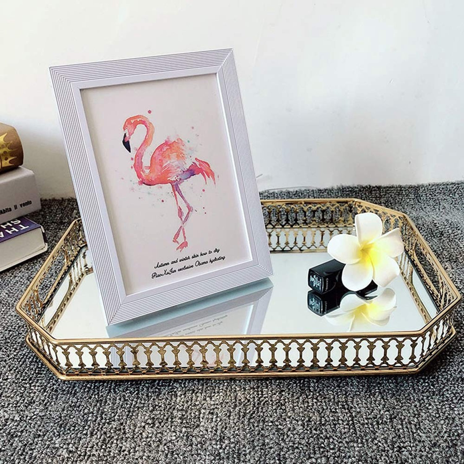 Decoratieve Tray met Spiegels - Goud