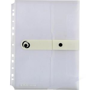 Herlitz Dokumententasche 11292935, easy orga to go, A4, transparent, für 50 Blatt, abheftbar